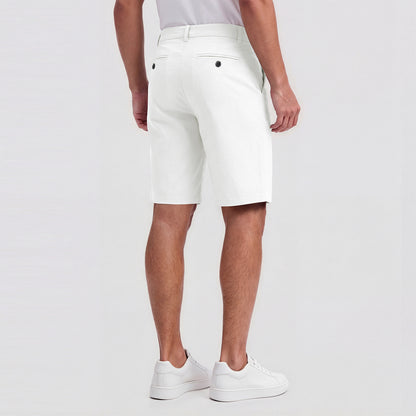 Mens Casual Chino Short - White