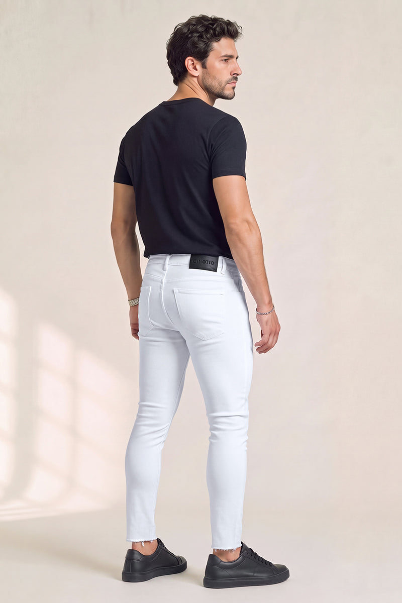 Men‘s Stretch Skinny Jean - White