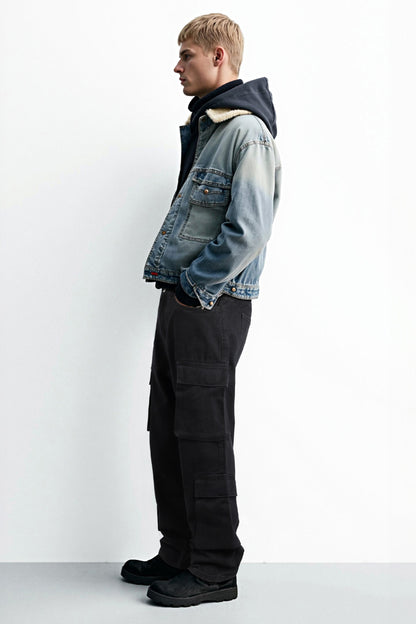 Match Pantalon cargo Wild camouflage pour homme-Rouge