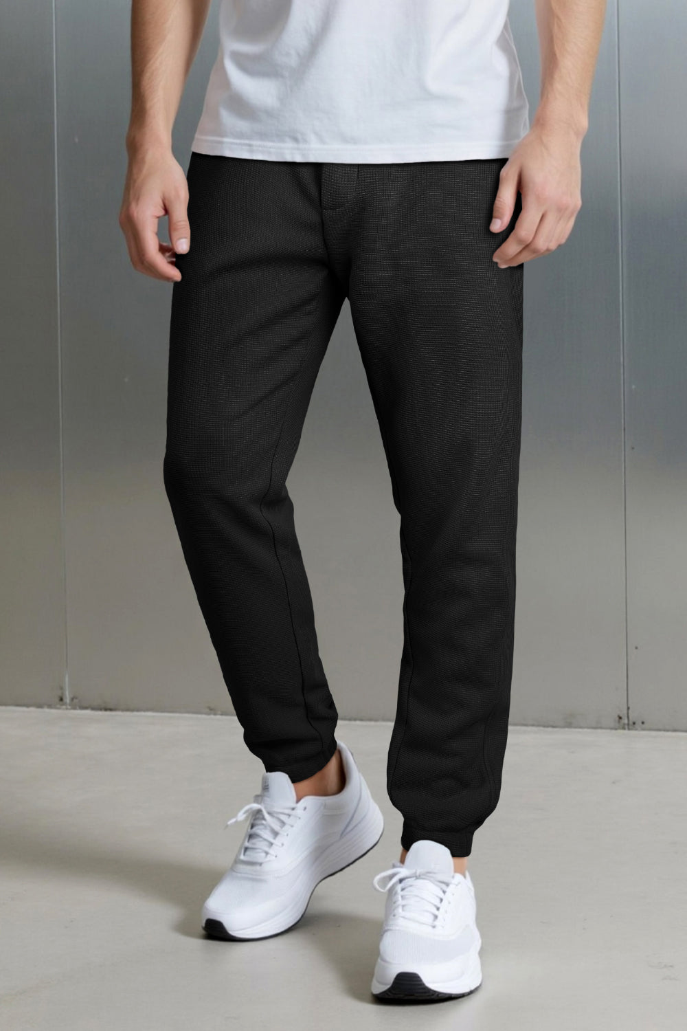 Men's Casual Jogger Pant - Black