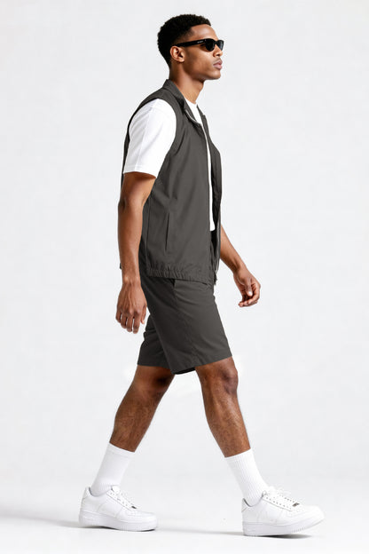 Men's Vest Set - Grey
