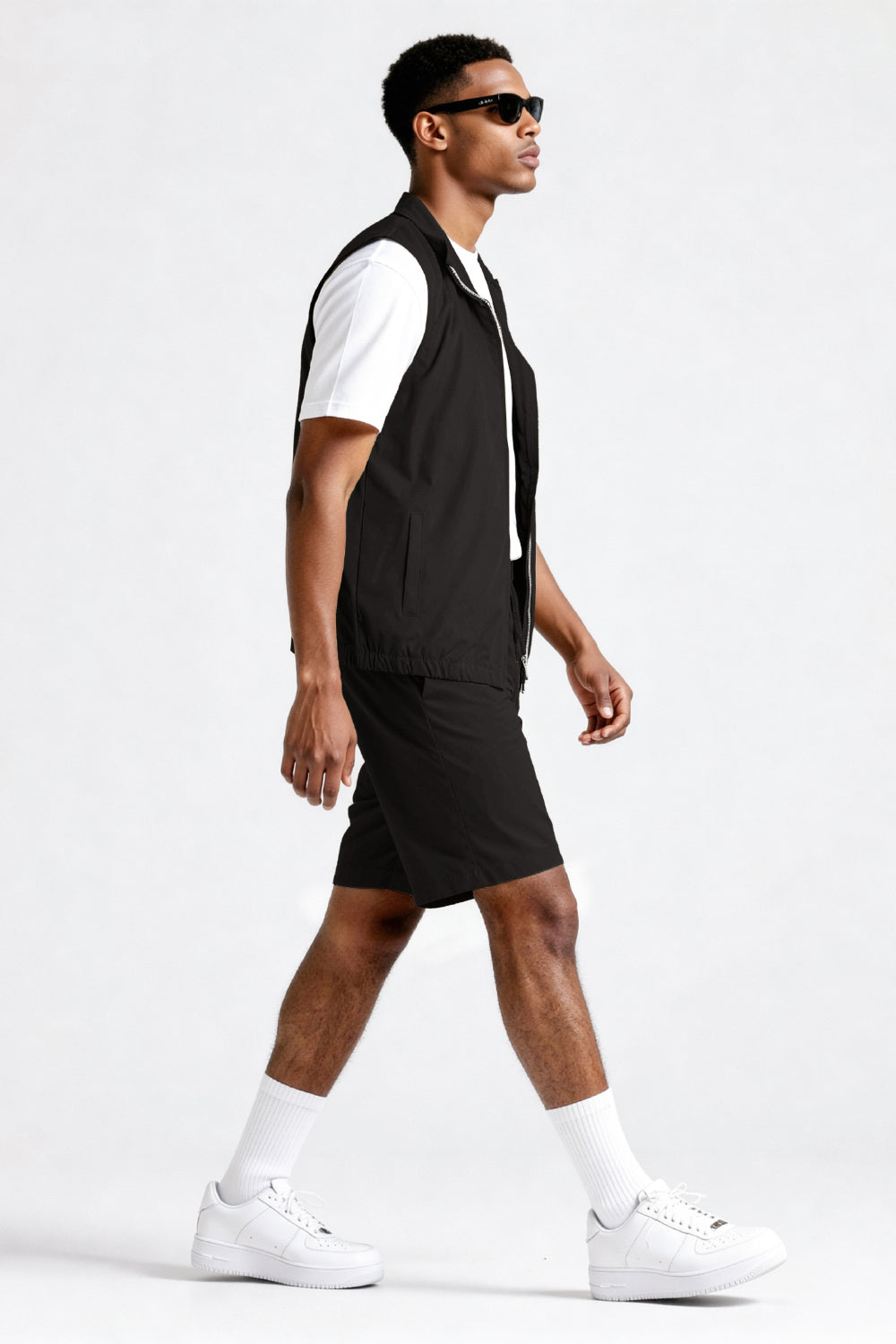 Men's Vest Set - Black