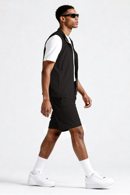 Men's Vest Set - Black