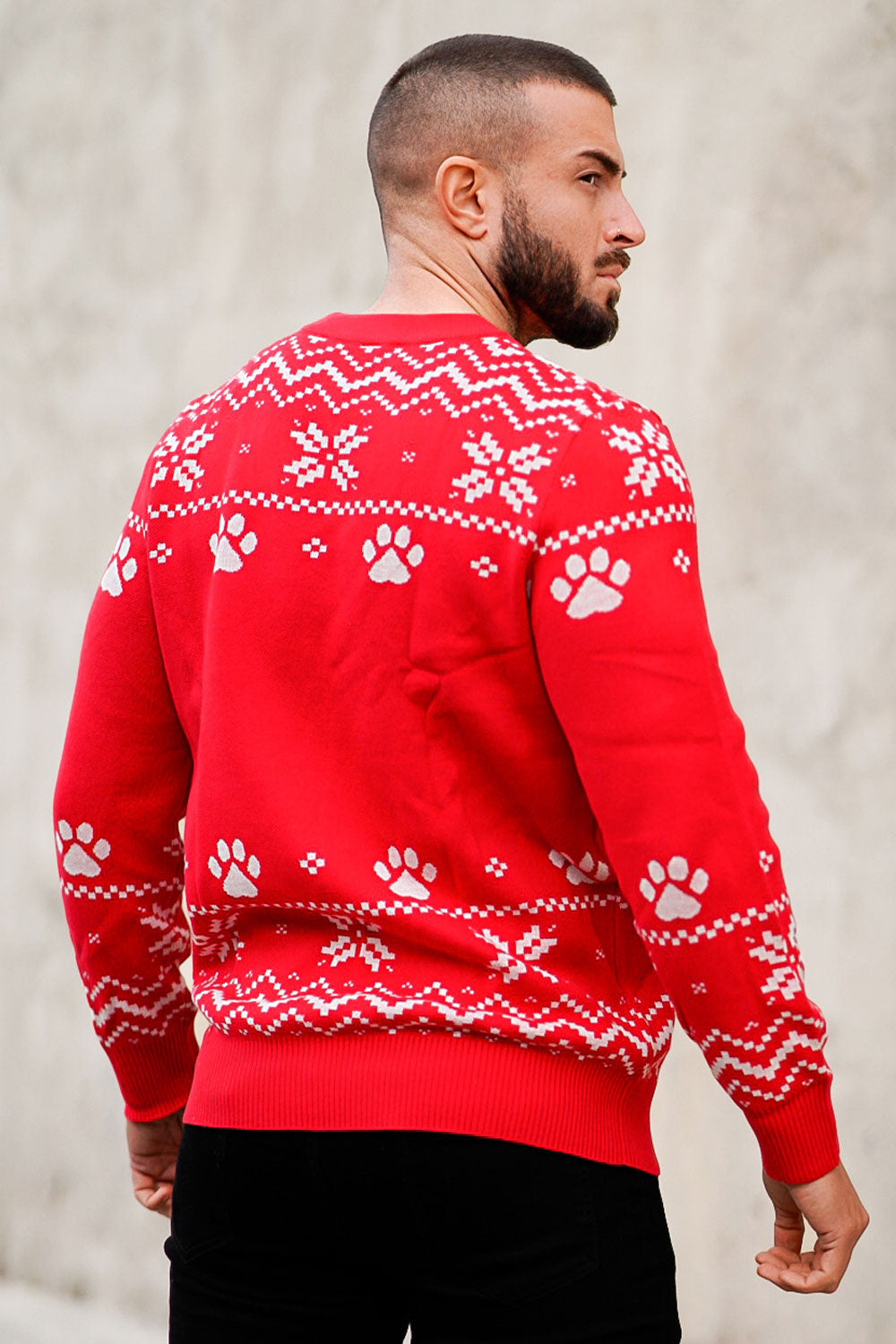 warm sweaters for men - christmas Print