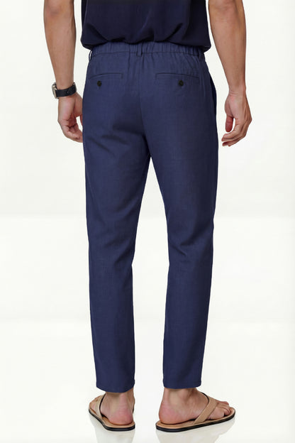 Mens Linen Modern Slim Travel Pant