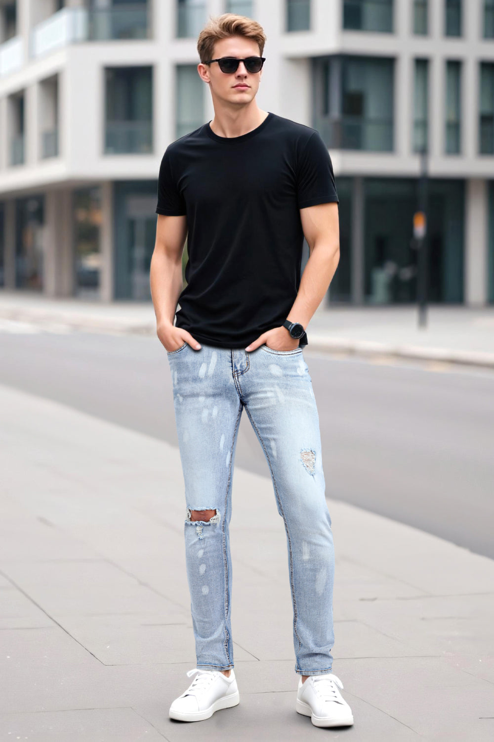 Shirt Jeans Bleu Homme Jean Stretch Bleu Homme Jean Bleu Stretch