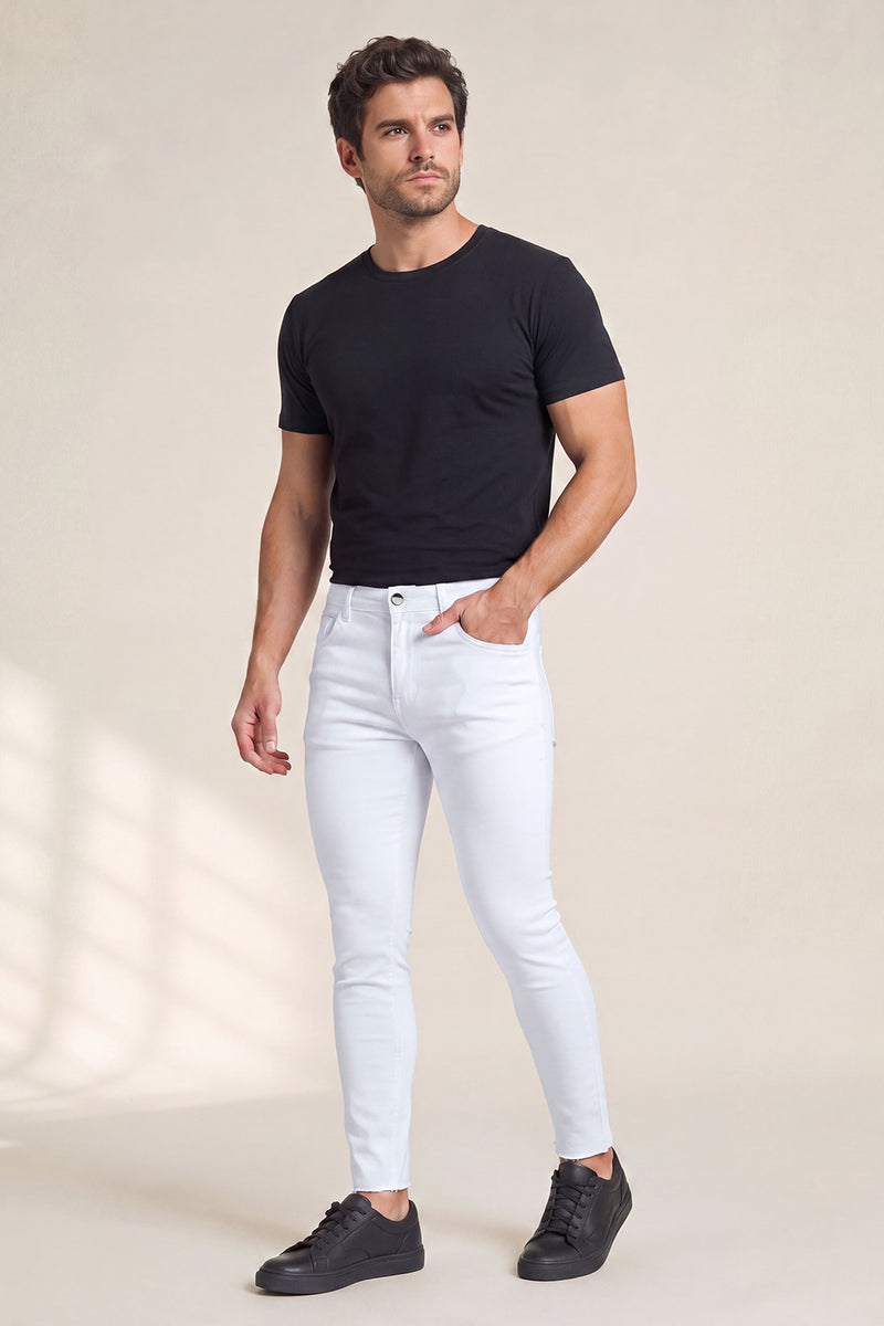 Men‘s Stretch Skinny Jean - White