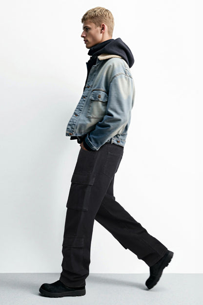 Match Pantalon cargo Wild camouflage pour homme-Rouge