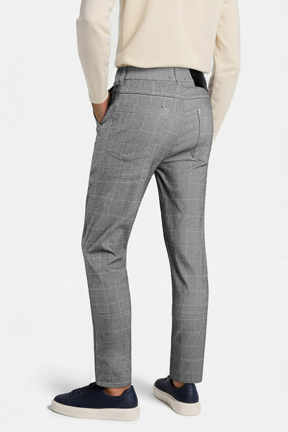 Men's Grey Skinny Pant - Lattice