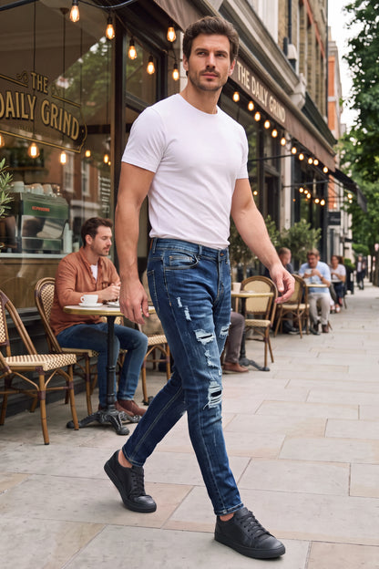 Men's Stretch Sculpt Skinny Jean - Dark Blue