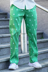 men's green chino pants