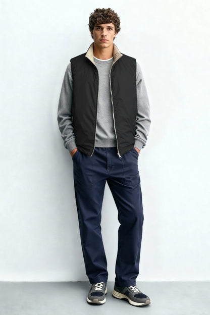 Men's Reversible Vest - Black