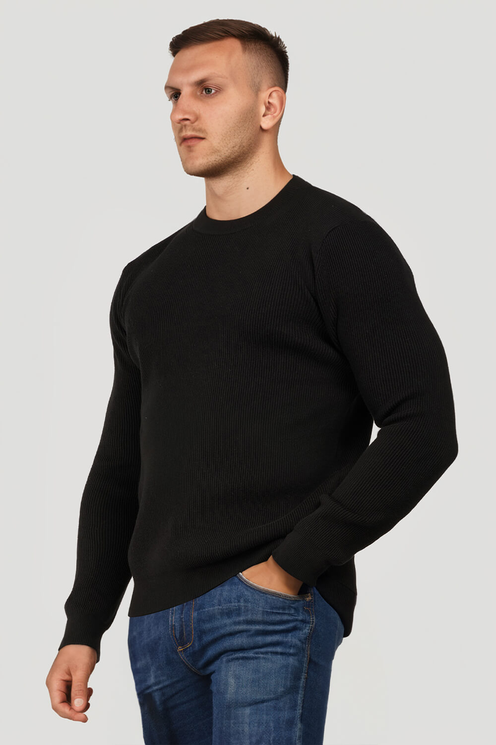 PULL LACOSTE HOMME COL ROND NOIR Noir - Prêt-à-Porter PULL LACOSTE HOMME COL ROND NOIR Noir - Prêt-à-Porter