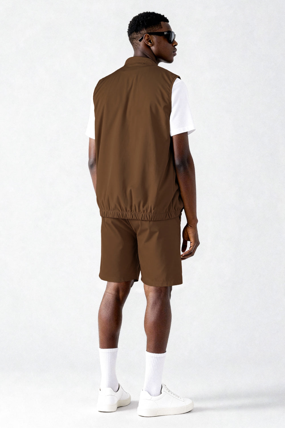 Men's Vest Set - Brown