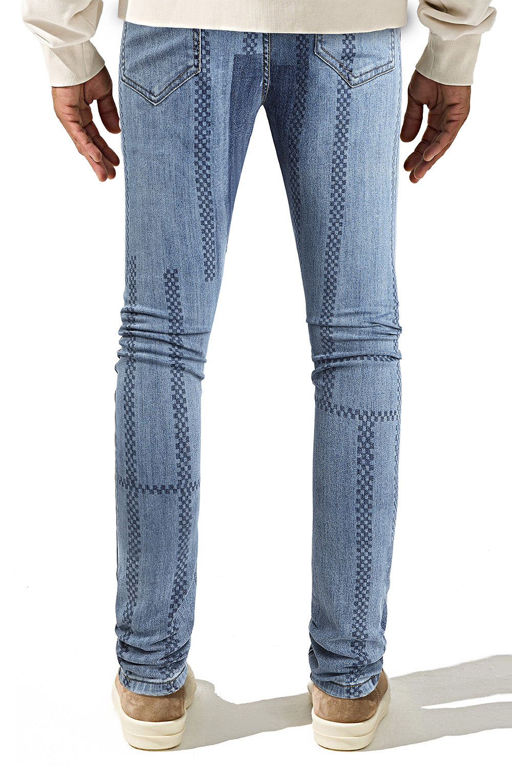 Men's Pinstripe Skinny Jean