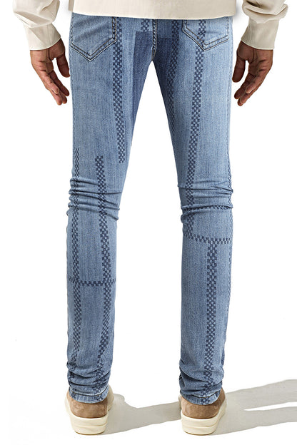 Men's Pinstripe Skinny Jean