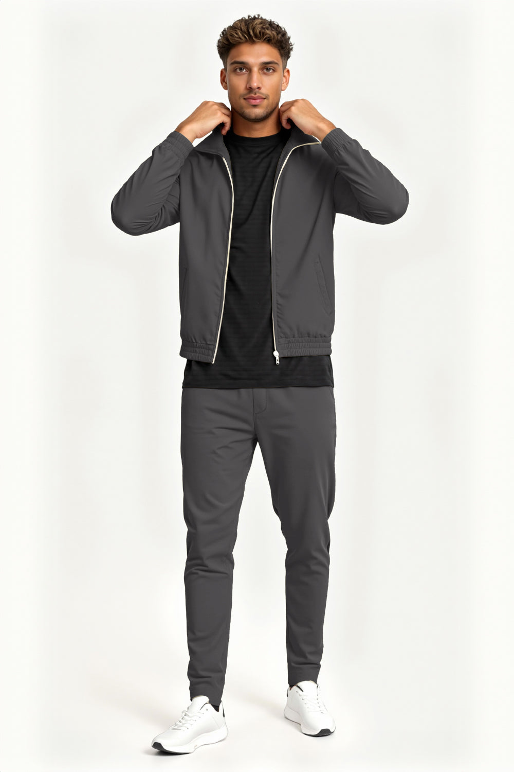 Men's Casual Set - Dark Grey