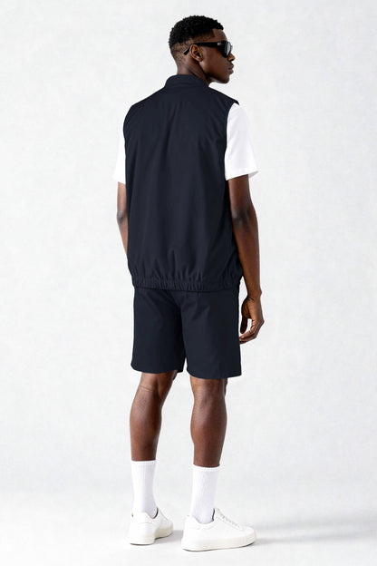 Men's Vest Set - Dark Blue