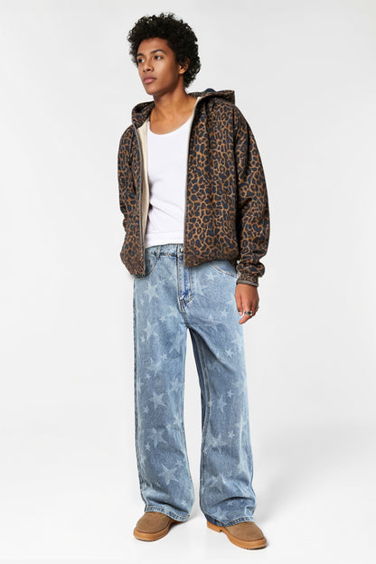 Men's Fashion Loose Jean - Star