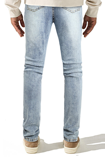 Skinny-Jeans für Herren in Blau - Zerrissen