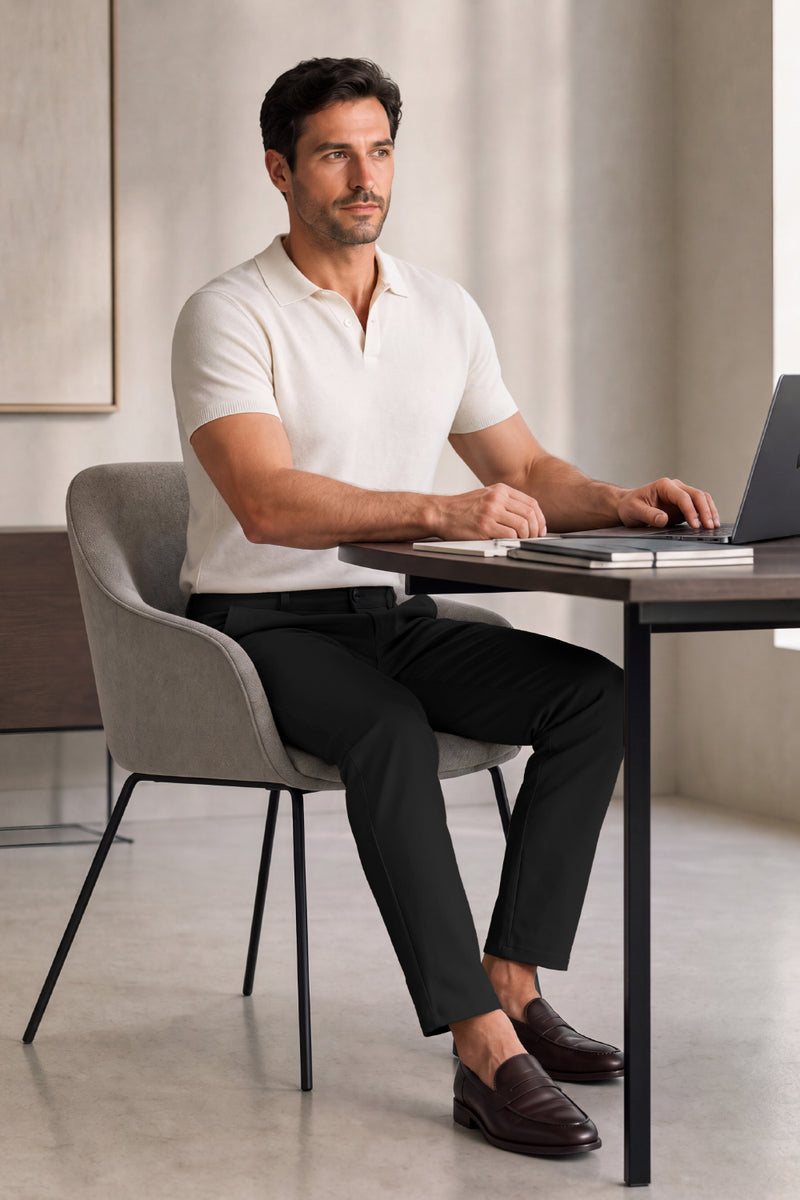 Moderne, maßgeschneiderte Slim-Fit-Arbeitshose für Herren