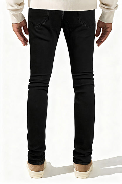 Beste zwarte skinny jeans voor heren, gescheurd
