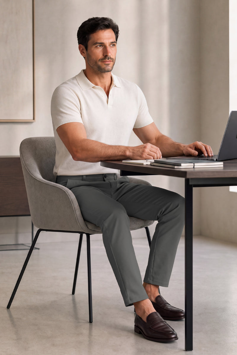 Moderne, maßgeschneiderte Slim-Fit-Arbeitshose für Herren