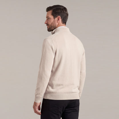 Men's Classic Quarter-Zip Knit Sweater | Lightweight Slim Fit Pullover