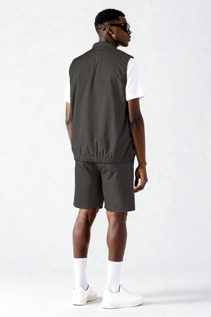 Men's Vest Set - Grey
