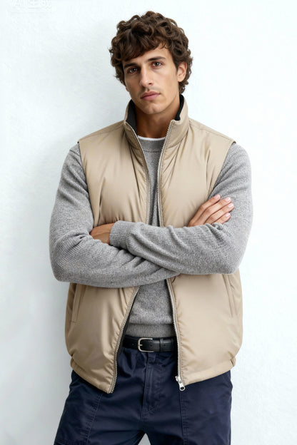 Men's Reversible Vest - Black