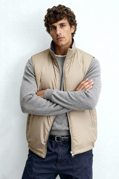 Men's Reversible Vest - Dark Blue