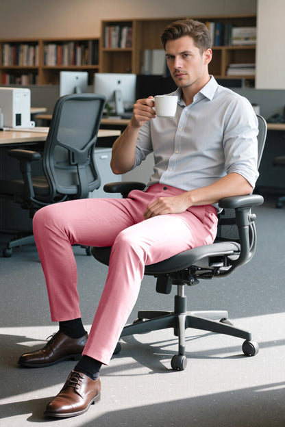 Herren Freizeithose - Cremeblau