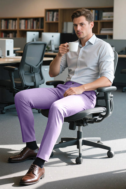 Herren Freizeithose - Cremeblau