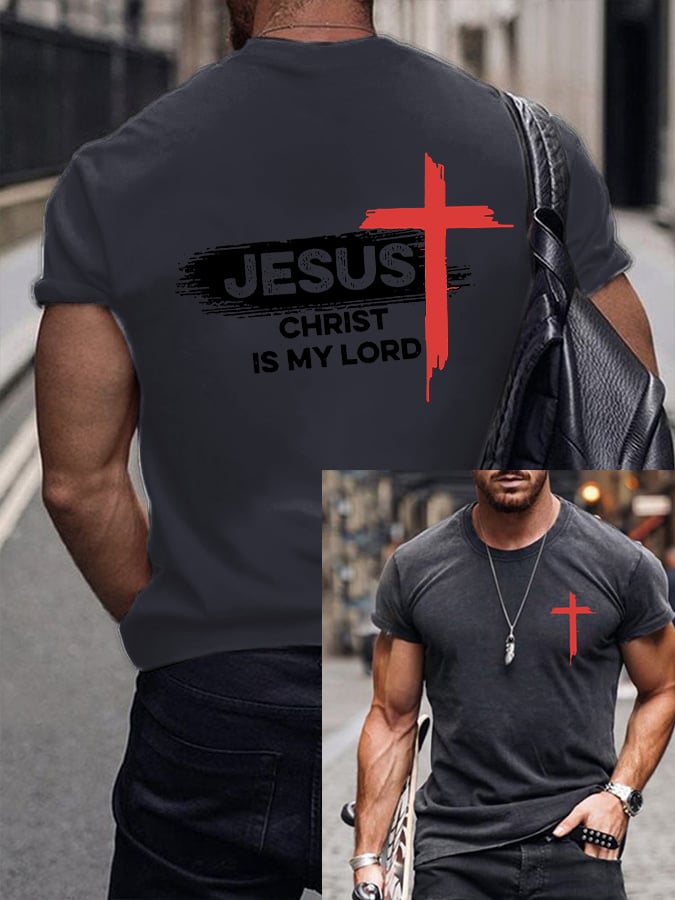 Men'S Faith Short-Sleeved Casual T-Shirt