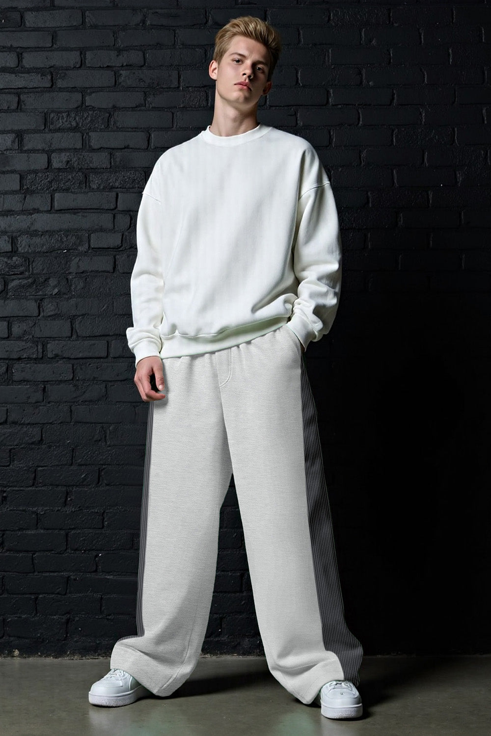 Mens Ultra-loose Casual Pant - Grey
