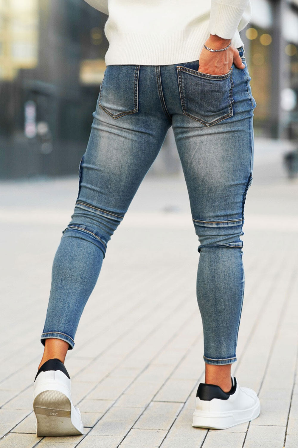 classic blue jeans - super stretch