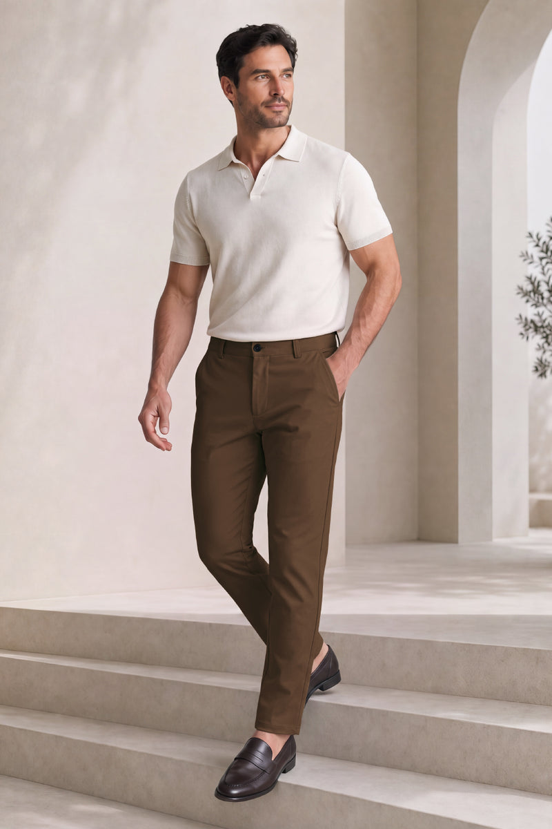 Moderne, maßgeschneiderte Slim-Fit-Arbeitshose für Herren