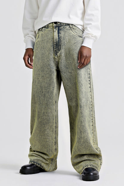 Men's Fashion Loose Jean - Retro Blue