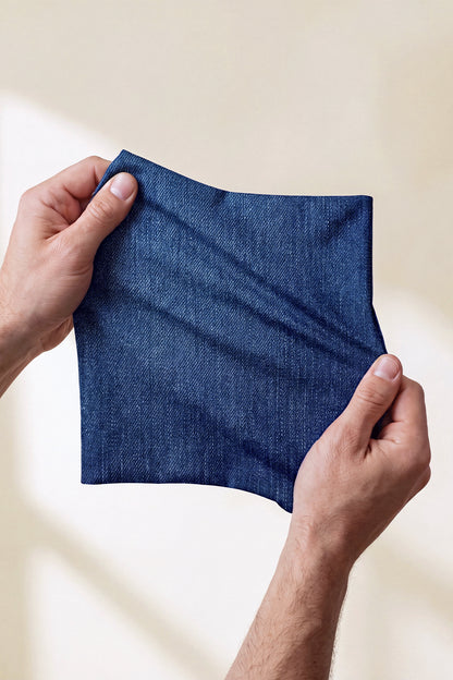 Jeans elasticizzati blu alla moda da uomo