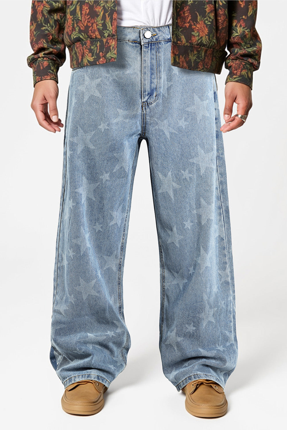 Men's Fashion Loose Jean - Star