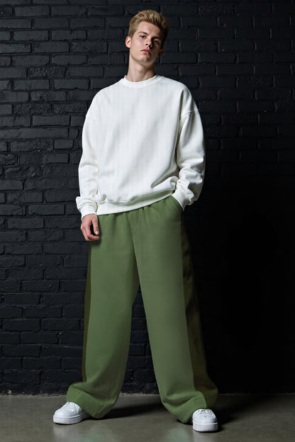 Mens Ultra-loose Casual Pant - Green