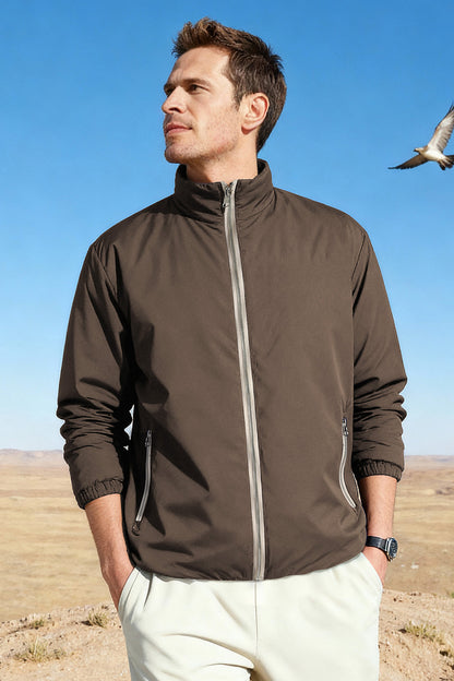 Men's Reversible Coat - Brown