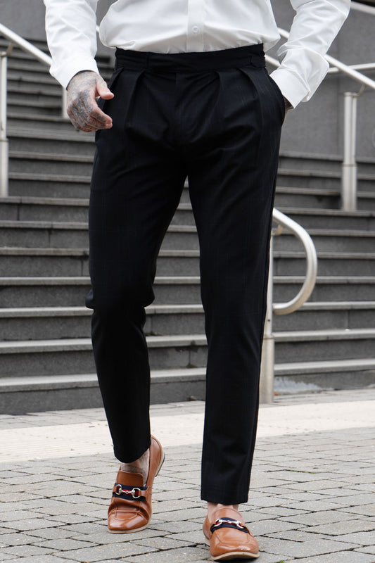 Mens Dress Pants Slim Fit hightStretch Fashion Pant