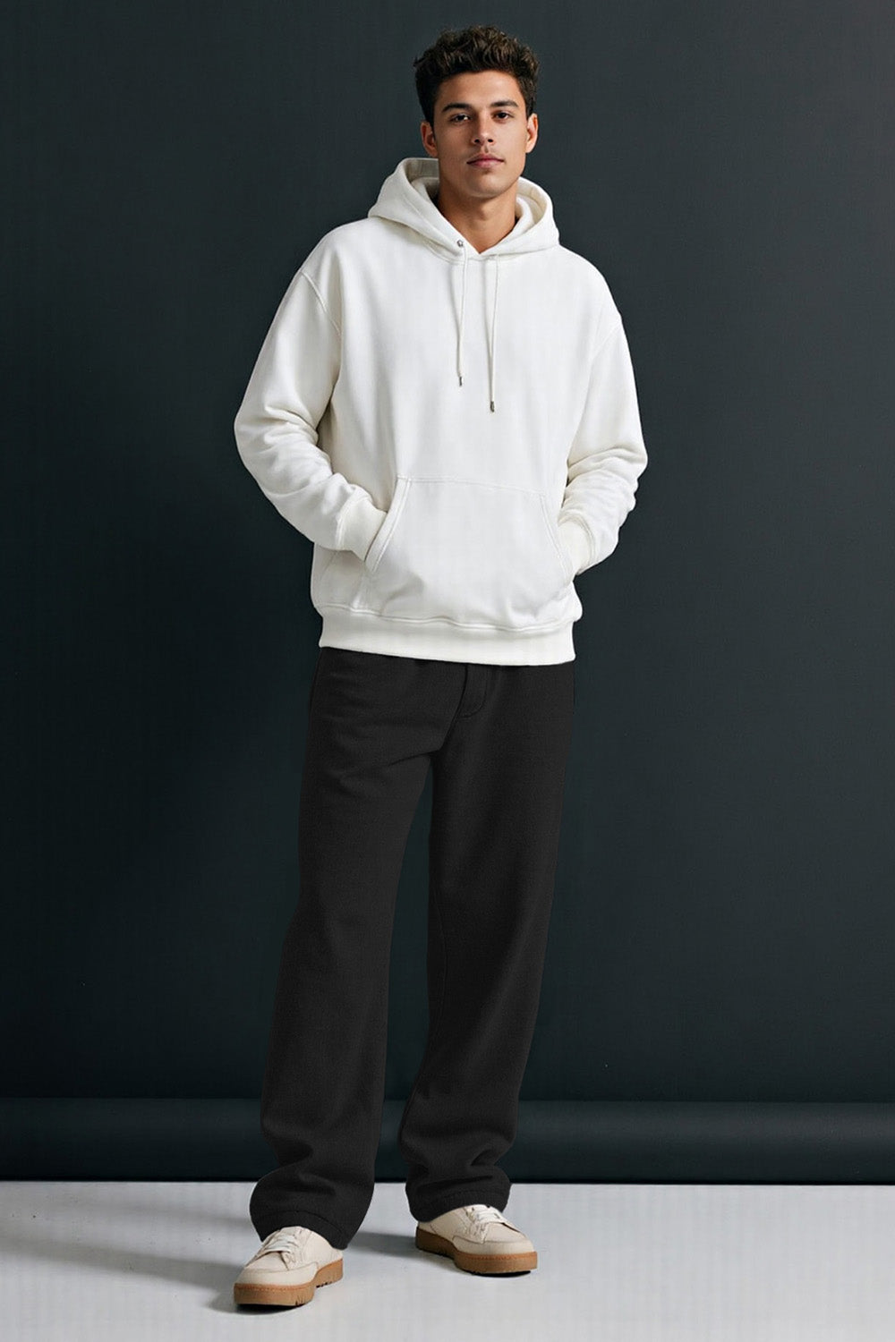 Mens Loose Casual Pant - Black