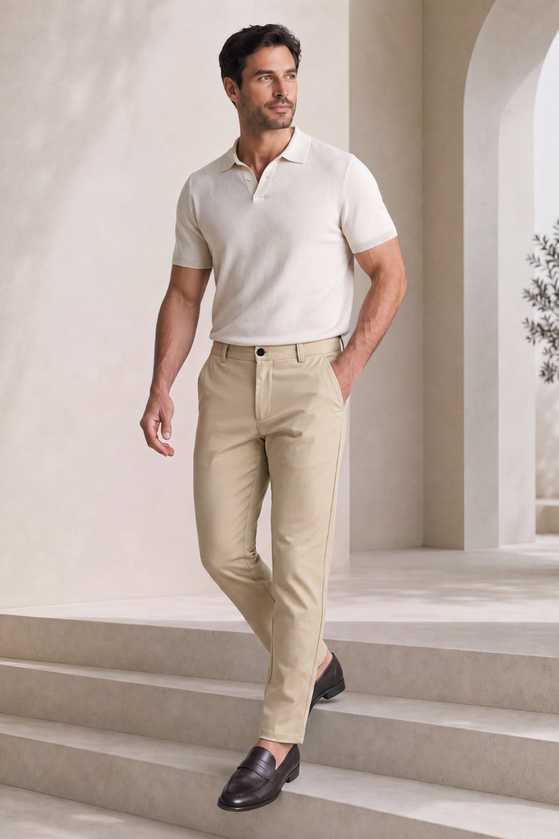 Moderne, maßgeschneiderte Slim-Fit-Arbeitshose für Herren