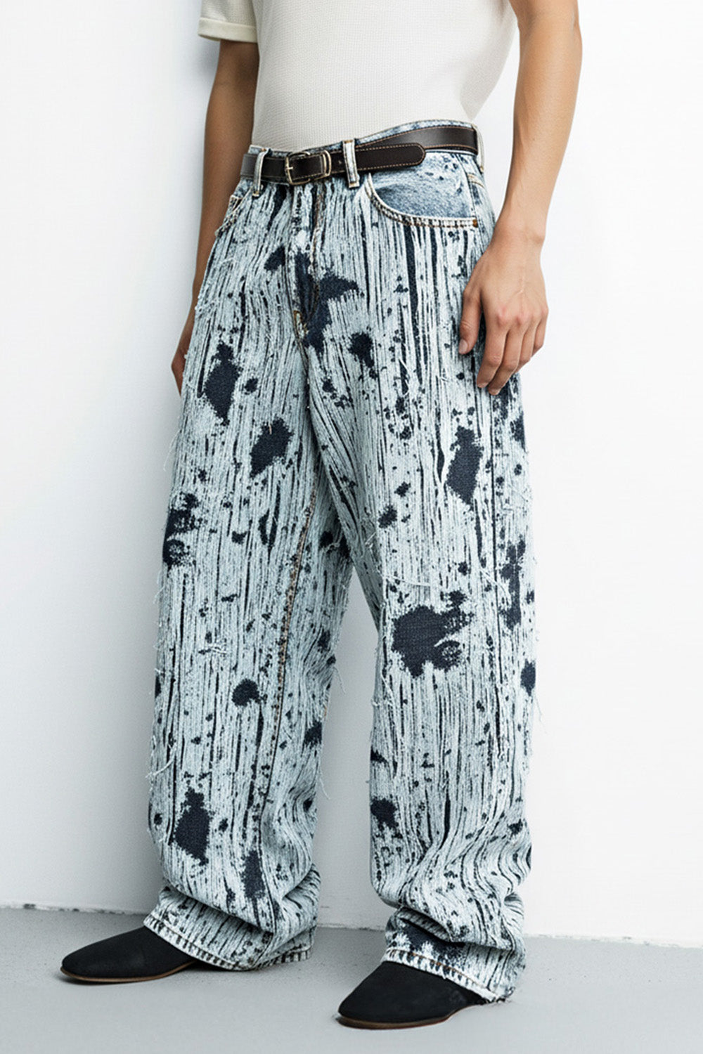 Men's Baggy Jean - Color Blocking