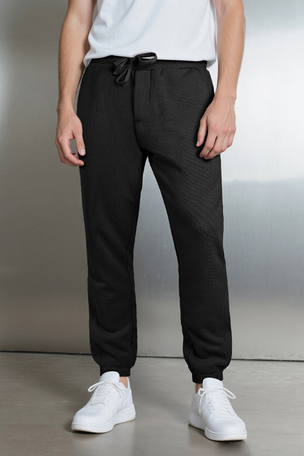 Men's Casual Jogger Pant - Black