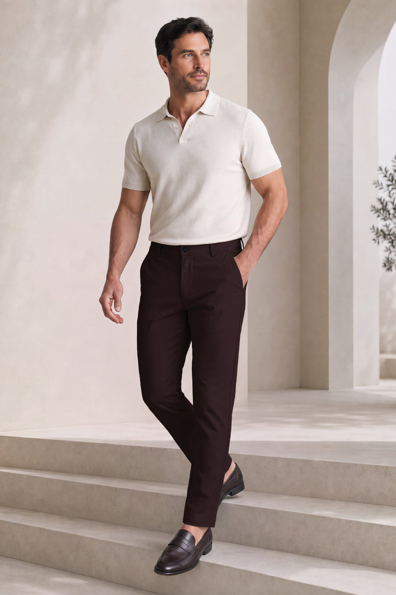 Moderne, maßgeschneiderte Slim-Fit-Arbeitshose für Herren