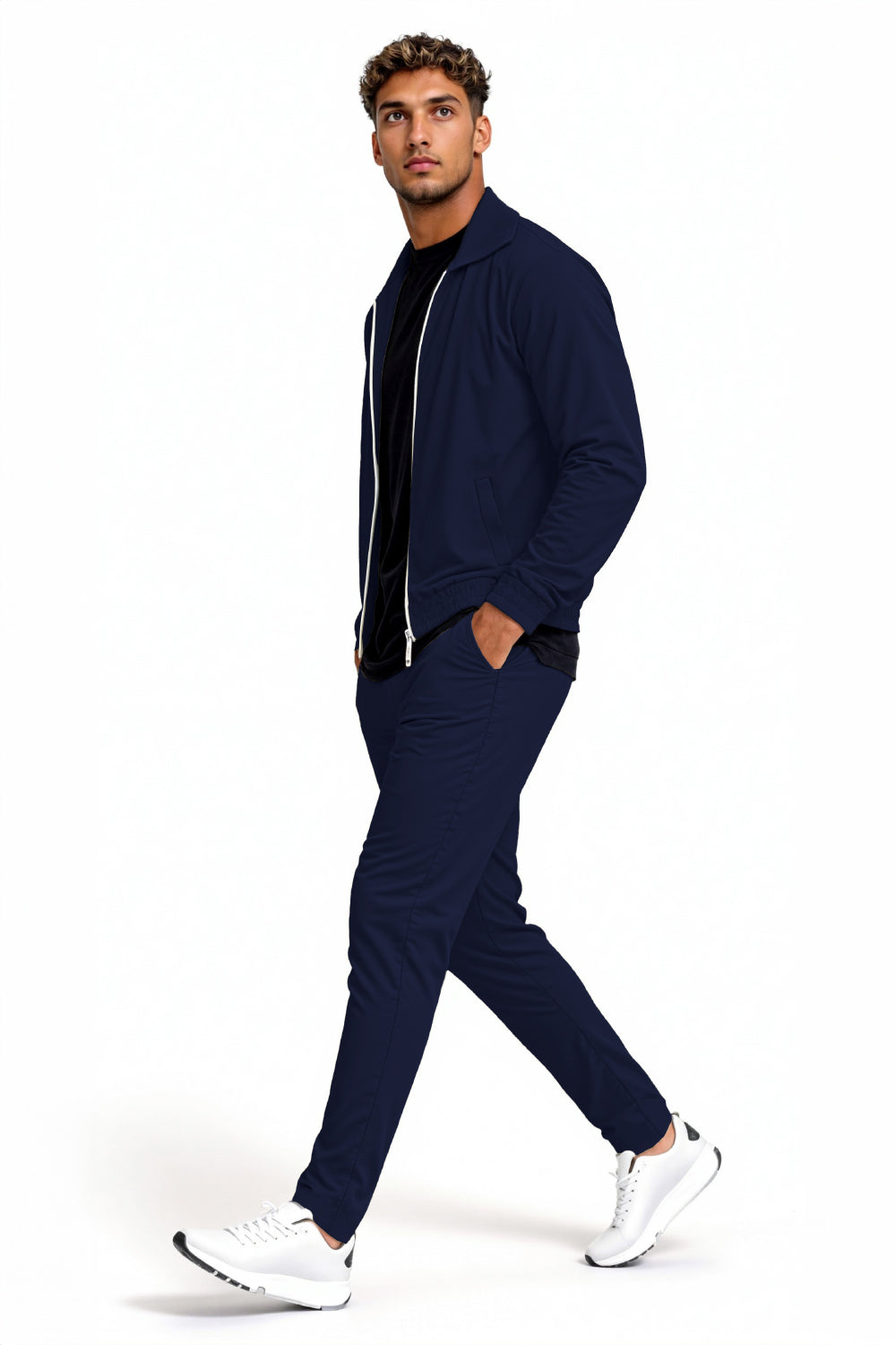 Set casual da uomo - blu navy