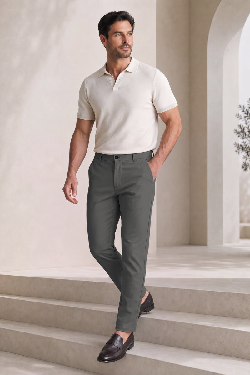 Moderne, maßgeschneiderte Slim-Fit-Arbeitshose für Herren